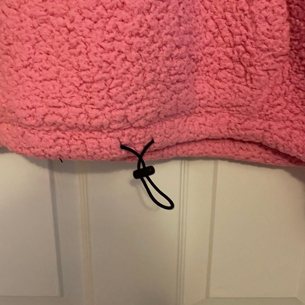 Victoria’s Secret PINK Fleece Pullover Bubble Gum Pink Size Large - Picture 3 of 5